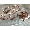 Copper Row Counter Chain for Knitting with Progress Keeper