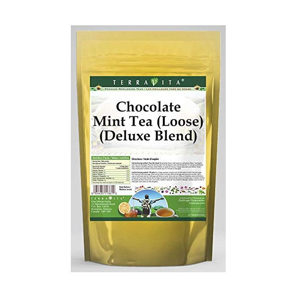 Chocolate Mint Black Tea (Loose) (Deluxe Blend) (8 oz, ZIN:
