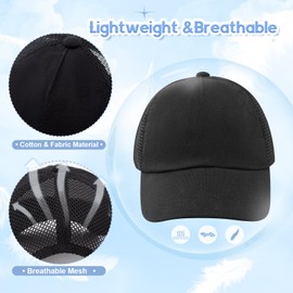 Kids Boy Girl Baseball Cap Baby Sun Hat Adjustable Toddler Trucker Hats with Mesh Cap for Summer Outdoor