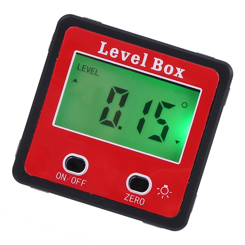 Horizontal Angle Meter Digital Protractor Inclinometer Electronic Level Box Magnetic