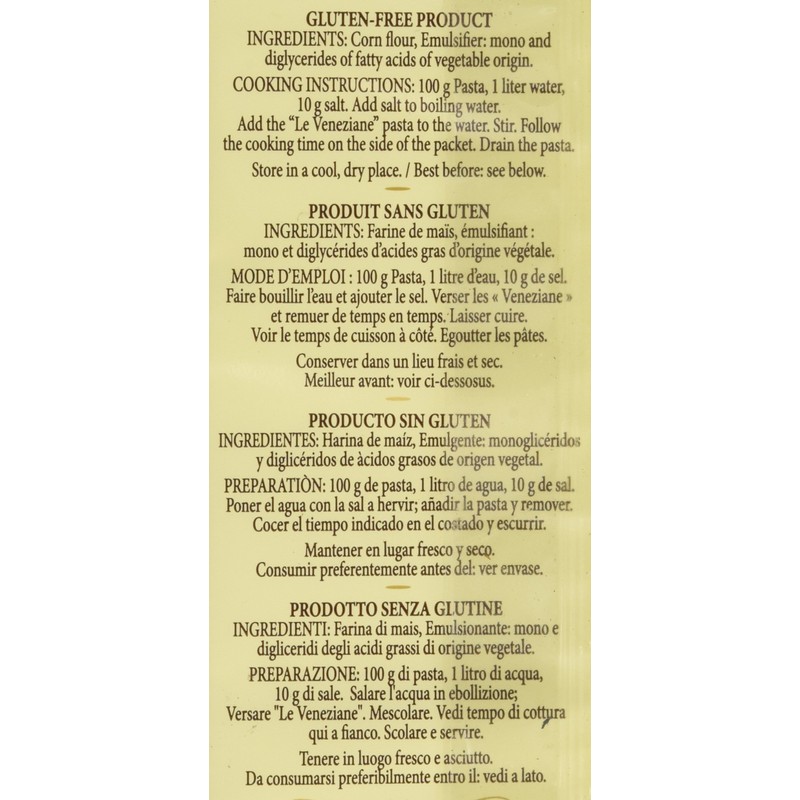 Le Veneziane Gluten-Free Pasta - Fettuccine (8.8 ounce)