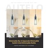 AUTELO Blue Pendant Lights, 1-Light Modern Pendant Lights Kitchen Island,