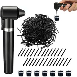 Plastic Cap Kit-Ruicoo Mixer Makeup Eyebrow Plastic Cap Micro Blade Makeup Supplies 100 Plastic Caps Set