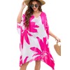 Moss Rose Caftan for Women Beach Cover up Swimsuit Kimono