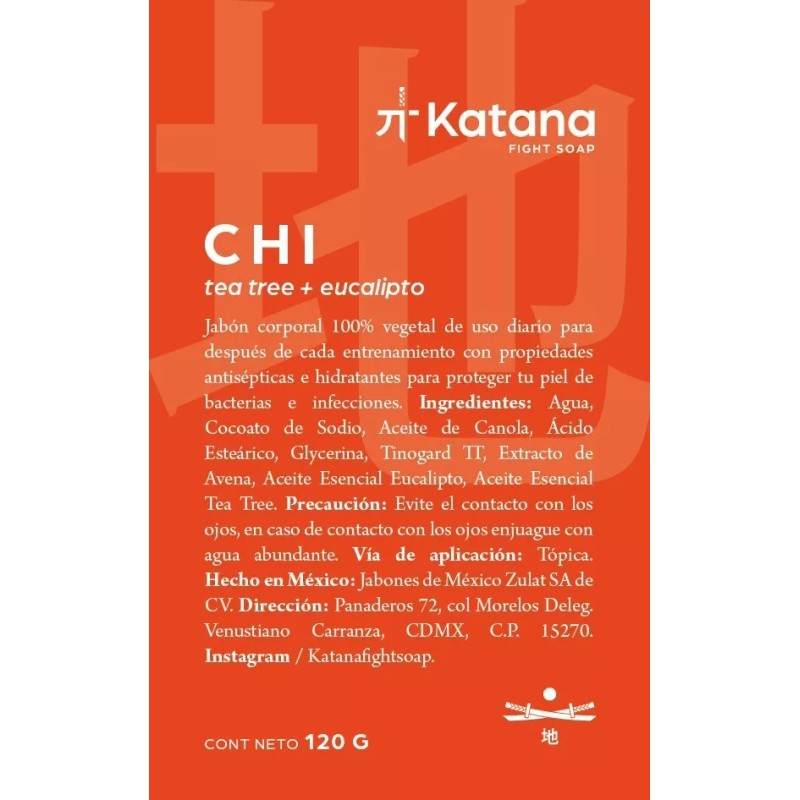Katana Fight Soap Jabon De Tea Tree Y Eucalipto 4