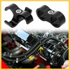 REPAIROCK 4pcs Black AN8 16mm Hose Separator Clamp Adapter with