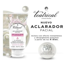 Crema Aclaradora Tetrical Concha Nacar Niacinamida 2pzs Todo Tipo Piel Noche