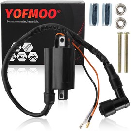 YOFMOO Ignition Coil Compatible for Kawasaki ATV Bayou KLF 300 KLF300 KLF300A KLF300B KLF300C KLT160 KLT200 KLT250 1986-1990 1991 1992 1993 1994 1995 1996 1997 1998 1999 2000 2001 2002 2003 2004
