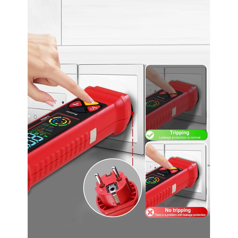 Non-Contact Voltage Tester, Dual Range AC 2-440V, 50Hz-60H Live/Zero Wire