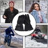 QUALITY WEARS USA Motorcycle Gloves for Men - Leather Gauntlet
