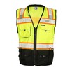Kishigo Premium Black Series Men's Surveyors Vest S5002, Class 2