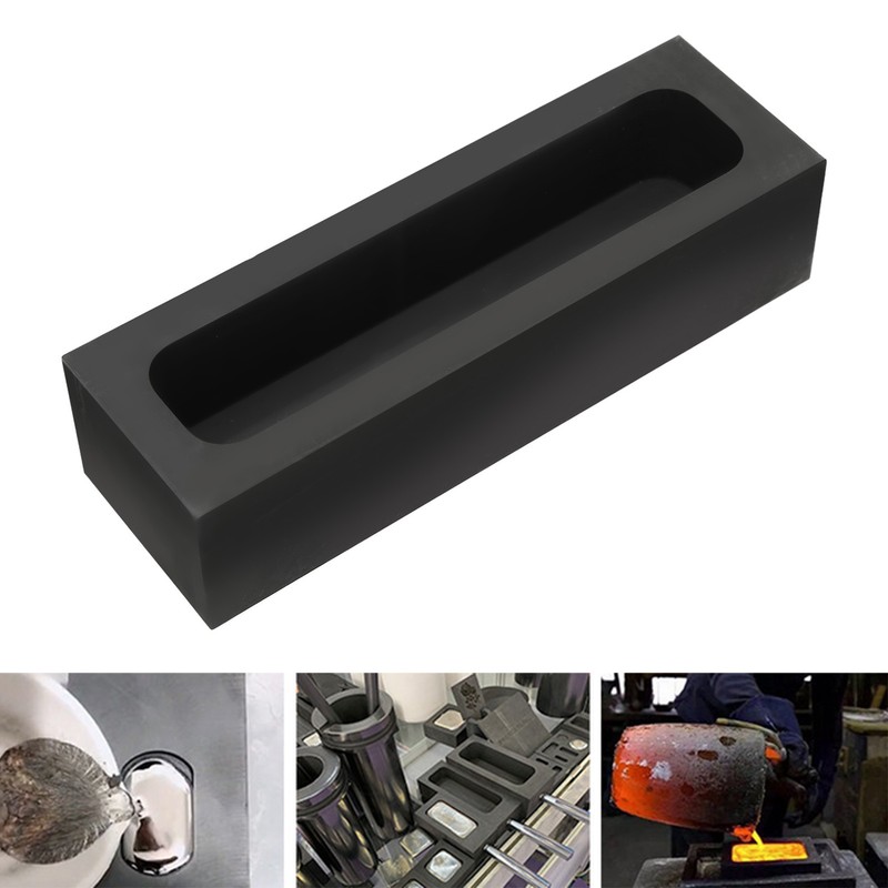 Rectangular Graphite Ingot Mold Fast Heating High Purity Graphite Crucible