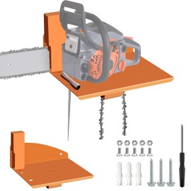 SKTMH Chainsaw Holder, Chainsaw Wall Mount for Stihl MS250, MS251, MS170, MS171, MS172 Heavy Duty Chainsaw Rack Garage Storage Holder Chainsaw Hanger