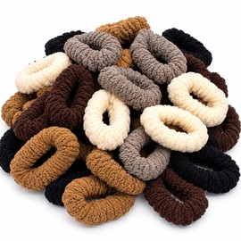 ZUBIV Soft Elastic Hair Scrunchies for Women
