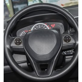 FTVOGUE Car Steering Wheel Remote Control, Steering Wheel Control Buttons Kit Radio Volume GPS Wireless Car Steering Wheel Button Controller Switch, Black, 1.4 x 0.4 Inch