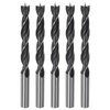 HARFINGTON 5pcs Brad Point Drill Bits 10mm(13/32") Dia Straight Round