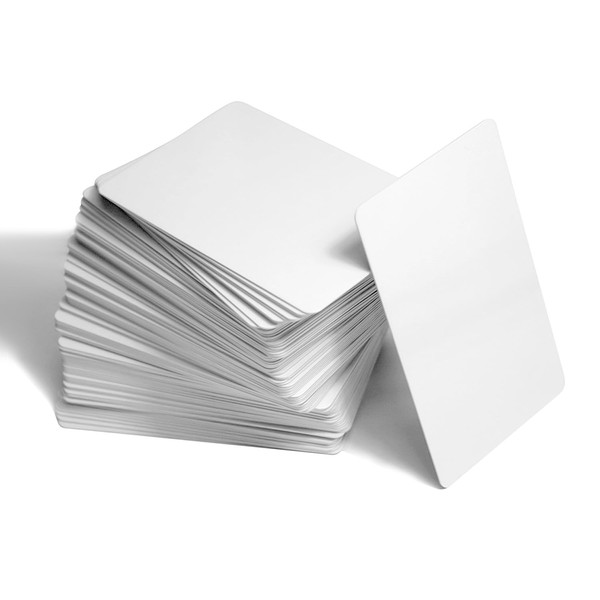 100 Pieces of PVC White Cards, ID Card, NFC Tag,