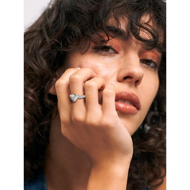 Forever In My Heart Cremation Urn Ring for Women Finger
