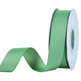 YAMA Sage Green Grosgrain Ribbon, 1 Inch 25 Yards, Great for Crafts Bows Flower Bouquet Wedding Home Decor Gift Wrapping