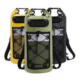 3-Color Round 500D PVC Rafting Outdoor Dry Bag Dry Bag Black/ONE