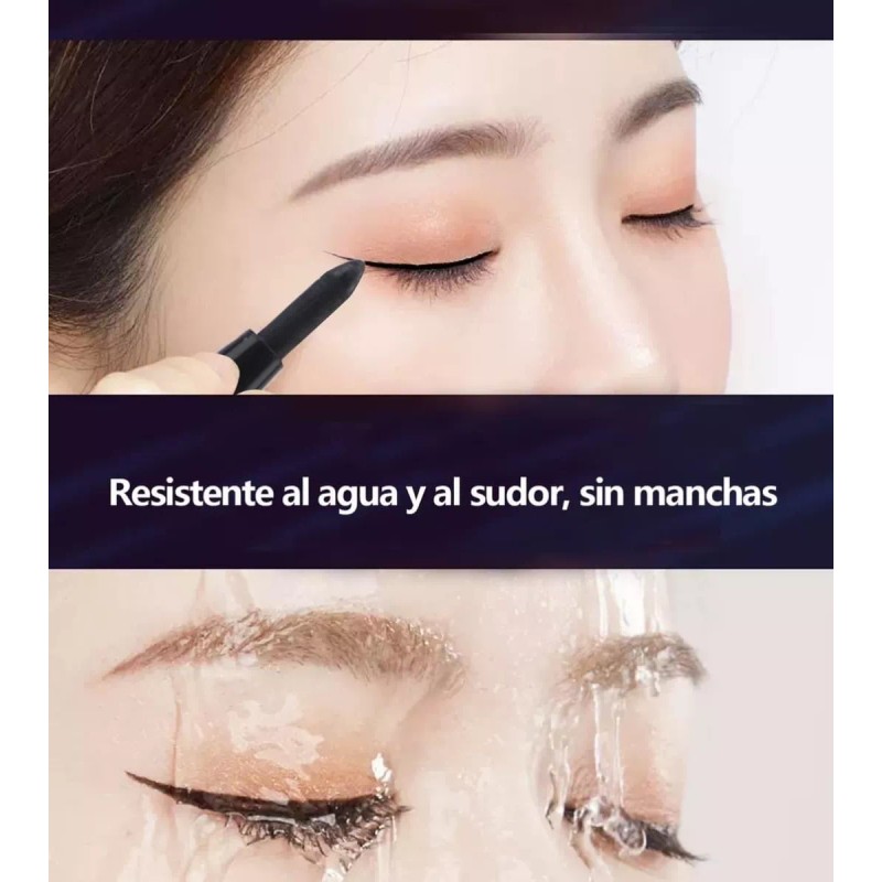 KH Docena Delineadores Para Ojos Labios Lapiz Negro Mayoreo 12p