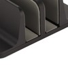 Vertical Laptop Stand Aluminum Alloy Double Dock Black Multifunctional Cooling