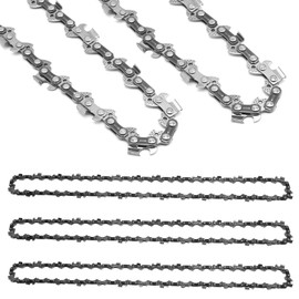 Ollanoos 3Pcs Chainsaw Chains 16 Inch (40cm) Bar, 56 Drive Links, 3/8"LP Pitch .050" Gauge Chain Replacement for Dolmar Mac Replacement for Einhell Replacement for Ryobi Replacement for Husqvarna