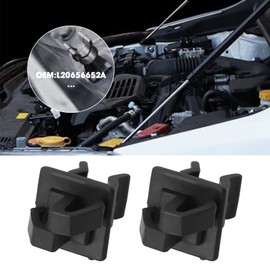 YINETTECH 2pcs Car Hood Support Rod Holder Clip L20656652 L20656652A Compatible with Mazda CX-9 2016-2018 Compatible with Mazda 3 2014-2018 Black