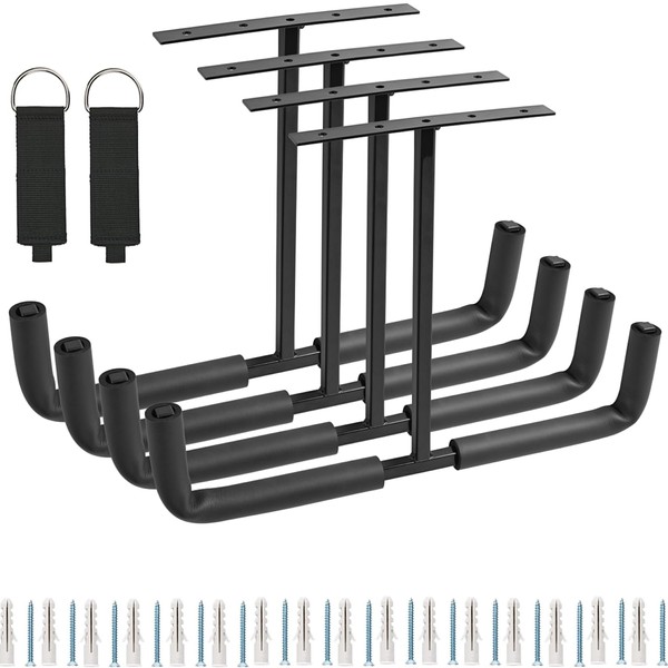 Locawaya Overhead Garage Storage Rack, Wall Mounted Utility Hanger for