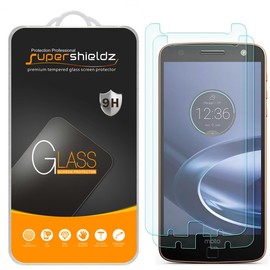 Supershieldz (2 Pack) Designed for Motorola (Moto Z Force Droid) Tempered Glass Screen Protector, Anti Scratch, Bubble Free