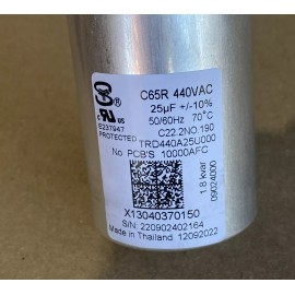 Unbranded C65R-440VAC 25uF 50/60HZ C222NO.190 OVAL CAPACITOR New