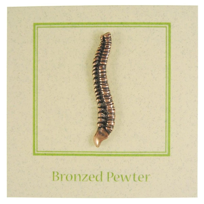 Jim Clift Design Spine Copper Lapel Pin - 1 Count