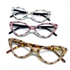 mincl Cat Eye Crystal Rhinestone Reading Glasses for Women Sparkling