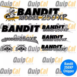 Bandit 250 or 250XP Chipper Decal Set. Bandit and Brush Bandit Decals