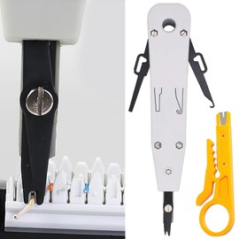 Punch Down Tool, Multifunction Krone Type IDC Network Wire Cat5 & Telephone Impact Terminal Insertion Tools