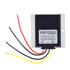 13.8V Voltage Stabilizer DC-DC Automatic Step Up Down Regulator 9V-36V to 13.8V Buck Boost Power Converter for GolfCart Motor Car Truck Vehicle Boat Solar E-Bike (10A-138W)