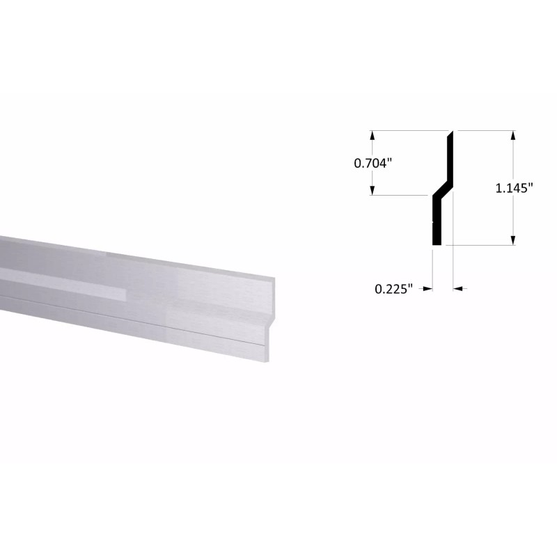 carina 60" French cleat hanger for heavy installation.M