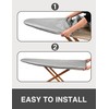 SUNKLOOF Extra Thick Ironing Board Cover and Pad, Resist Scorching
