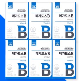 Korea Eundan Megadose B Vitamin B Complex 60 tablets x 6 / 고려은단 메가도스B 비타민B군 컴플렉스 60정 x 6개