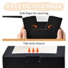 KPOSIYA 40pcs 6x6x5 inch Mini Cake Boxes with Cake Boards