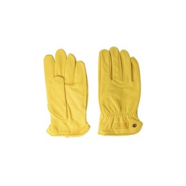 Towa Corporation EXTRA GUARD Lantern EG-023 L Size "Cow Leather Gloves Fits Your Hand The More You Use It From Professional Sites To Camping" Yellow