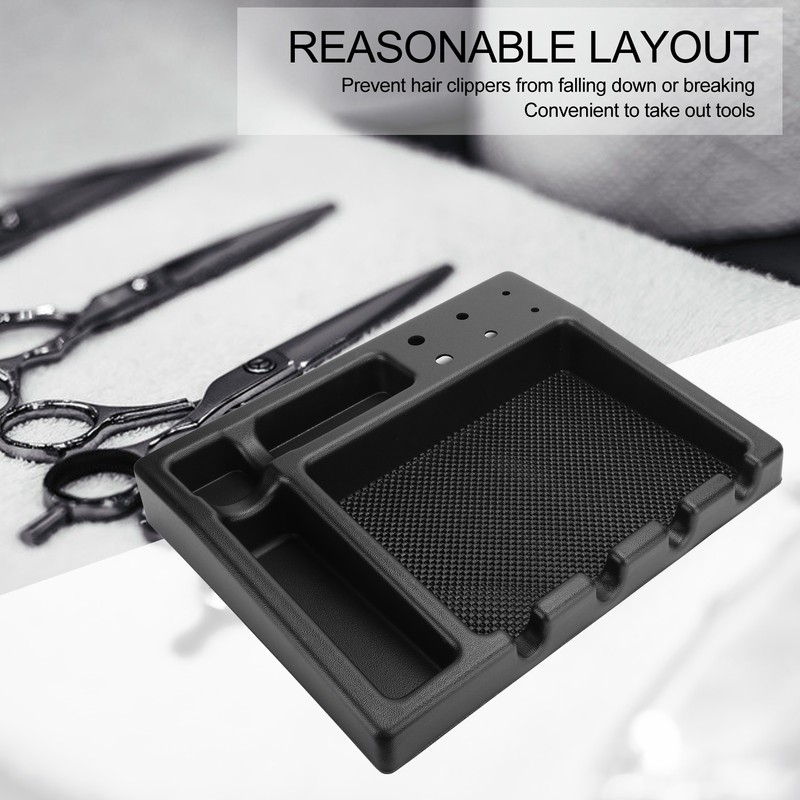 Salon Electric Hair Clipper Storage Box Hair Trimmer Brush Organizer