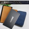 jxleichi Men's Long Wallet, Large Capacity, Genuine Leather, YKK Zipper,
