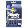 Gillette Blue 3 Smooth Men's Disposable Razors (Pack of 8)