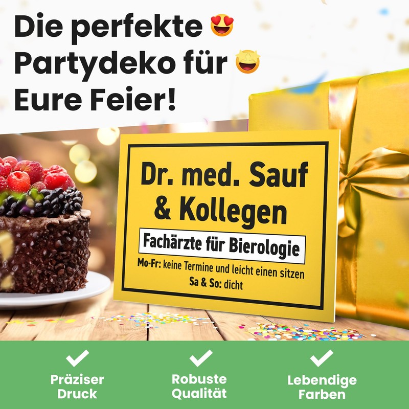 DankeDir! Dr. med Sauf & Kollegen 30 x 20 cm