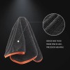 SPTA Microfiber Twist Pile Rapid Orange Edge Car Drying Cloth