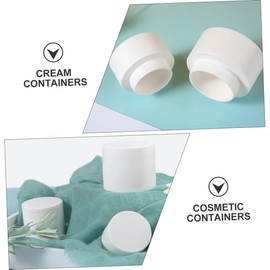 Healvian 10pcs Cream Sample Jars Travel Lotion Bottles Cosmetic Containers Airtight Lids for Skin Care