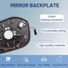 Passenger Right Side Mirror Glass - Compatible with Honda &