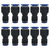zjxed 1/4" OD x 3/8" OD Pneumatic quick Connector Push
