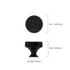 Asidrama 10 Pack Oil Rubbed Bronze Kitchen Cabinet Knobs Knurled